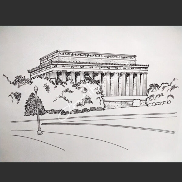 The Lincoln Memorial Artwork