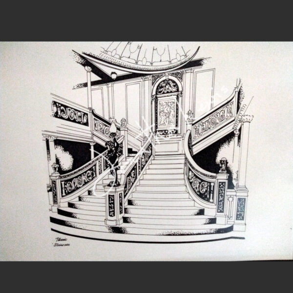 RMS Titanic Grand Staircase Artwork